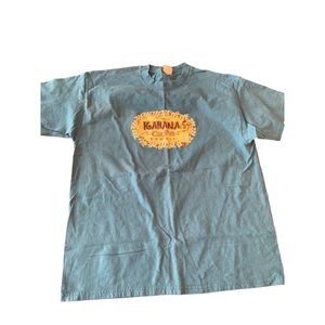 VTG 90’s OP Ocean Pacific Kahana Cafe Hawaii T Shirt Size XL Blue